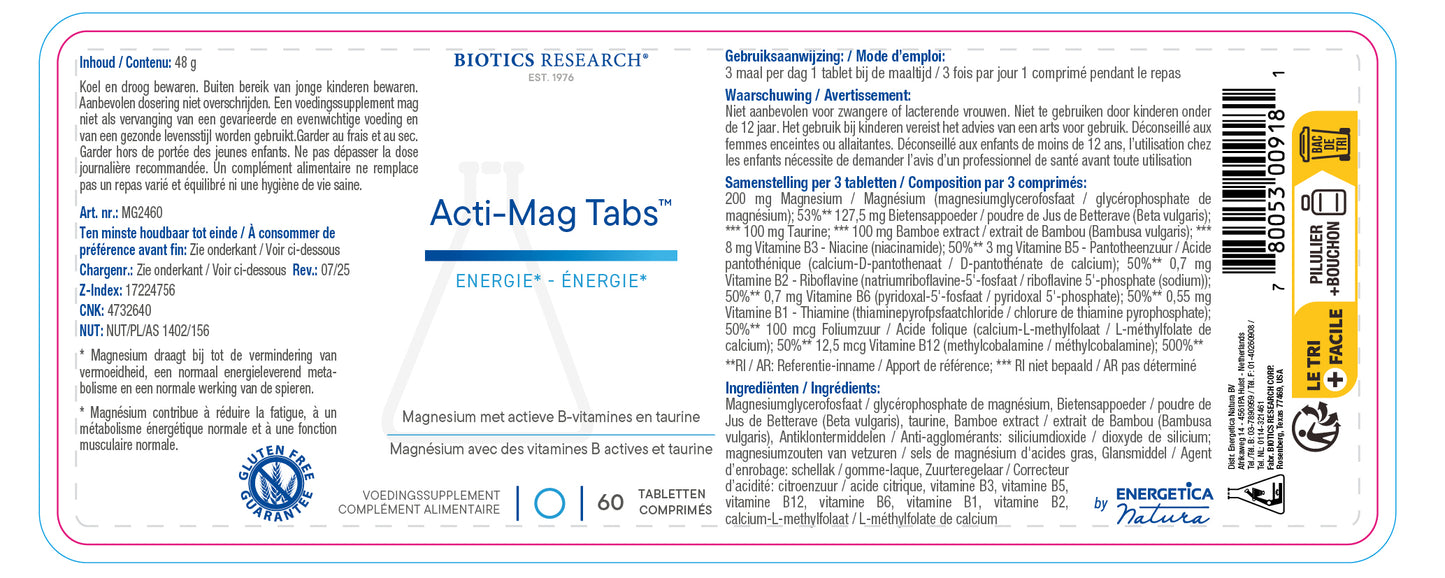 Acti-Mag Tabs (magnesium)